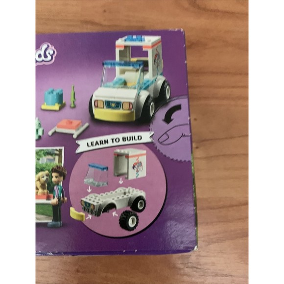 Lego Friends Pet Clinic Ambulance Building Set 54 Pc Puzzle for Ages 4+ - Picture 7 of 7